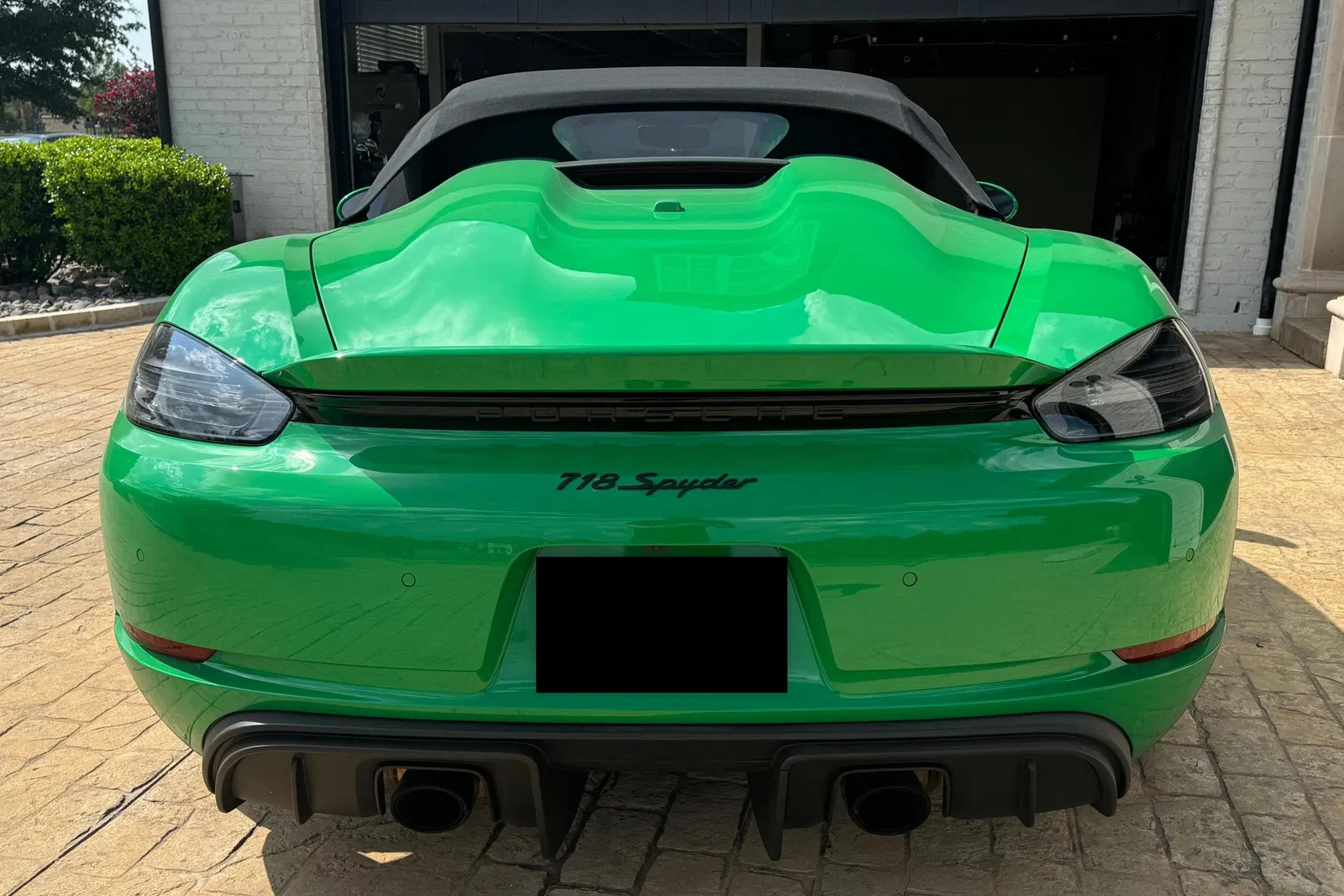 2023 Porsche 718 Boxster Spyder - ~1,600 Miles, DeMan Motorsport 4.5-Liter Flat-6, 6-Speed Manual, Python Green