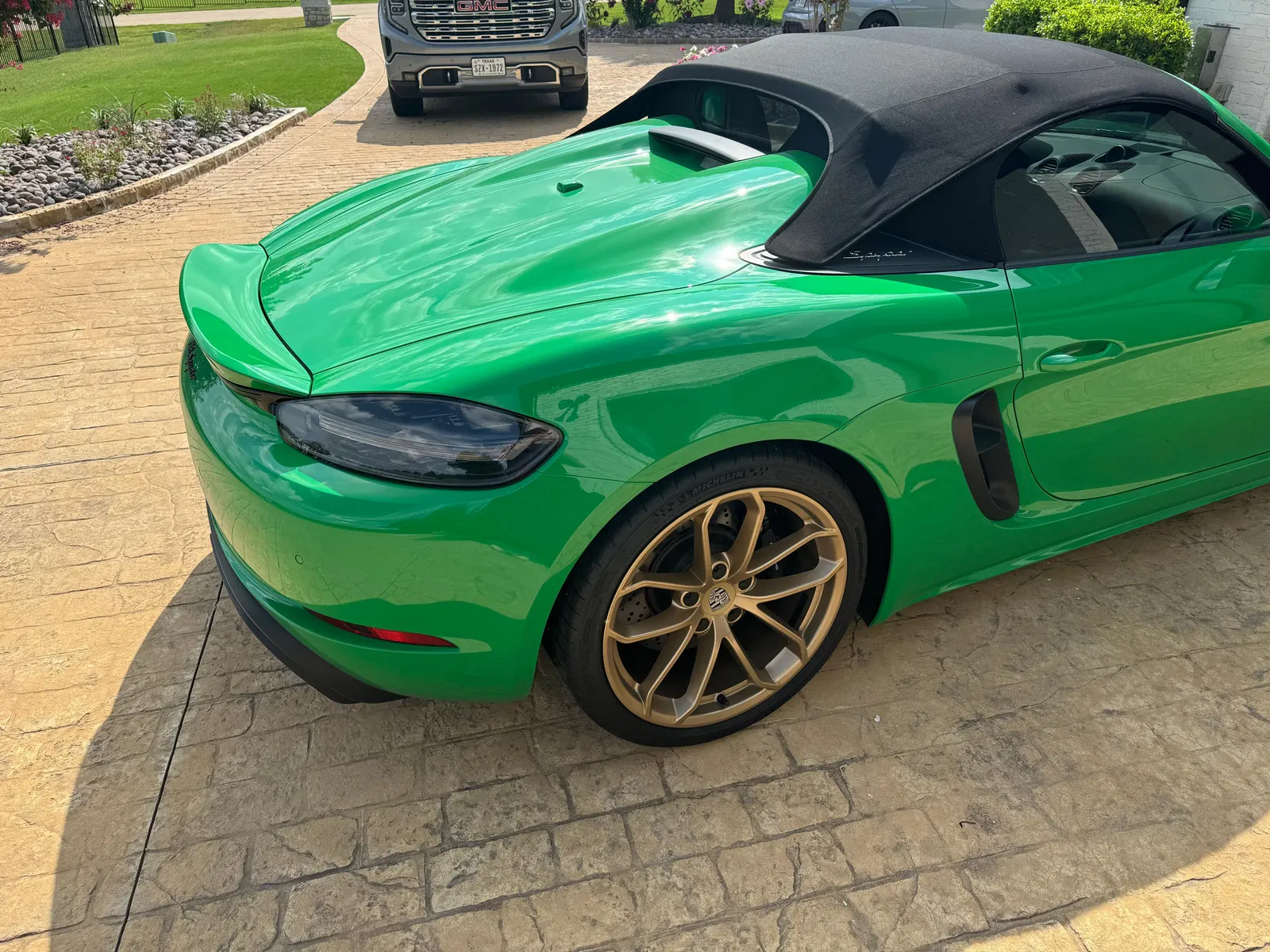 2023 Porsche 718 Boxster Spyder - ~1,600 Miles, DeMan Motorsport 4.5-Liter Flat-6, 6-Speed Manual, Python Green