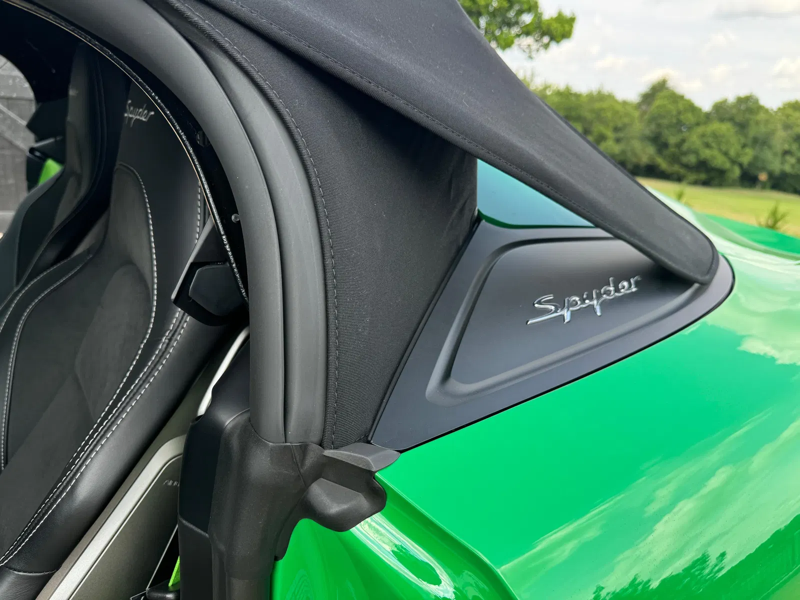 2023 Porsche 718 Boxster Spyder - ~1,600 Miles, DeMan Motorsport 4.5-Liter Flat-6, 6-Speed Manual, Python Green