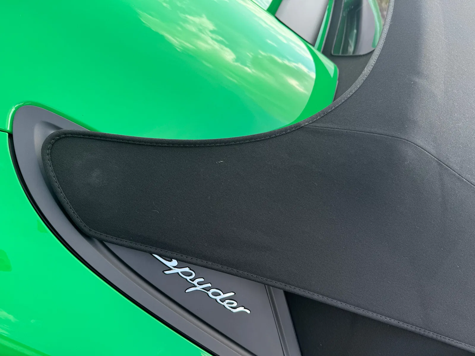 2023 Porsche 718 Boxster Spyder - ~1,600 Miles, DeMan Motorsport 4.5-Liter Flat-6, 6-Speed Manual, Python Green
