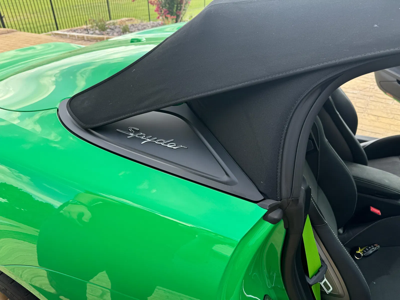 2023 Porsche 718 Boxster Spyder - ~1,600 Miles, DeMan Motorsport 4.5-Liter Flat-6, 6-Speed Manual, Python Green