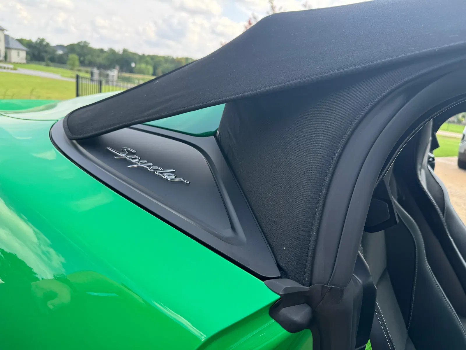 2023 Porsche 718 Boxster Spyder - ~1,600 Miles, DeMan Motorsport 4.5-Liter Flat-6, 6-Speed Manual, Python Green