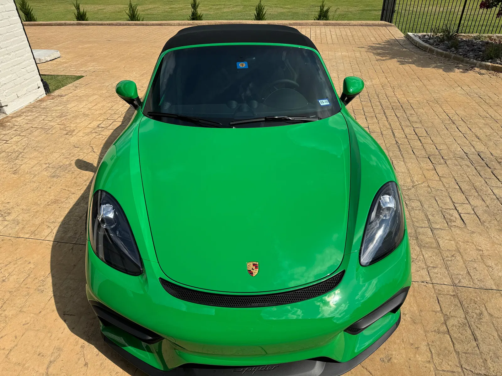 2023 Porsche 718 Boxster Spyder - ~1,600 Miles, DeMan Motorsport 4.5-Liter Flat-6, 6-Speed Manual, Python Green