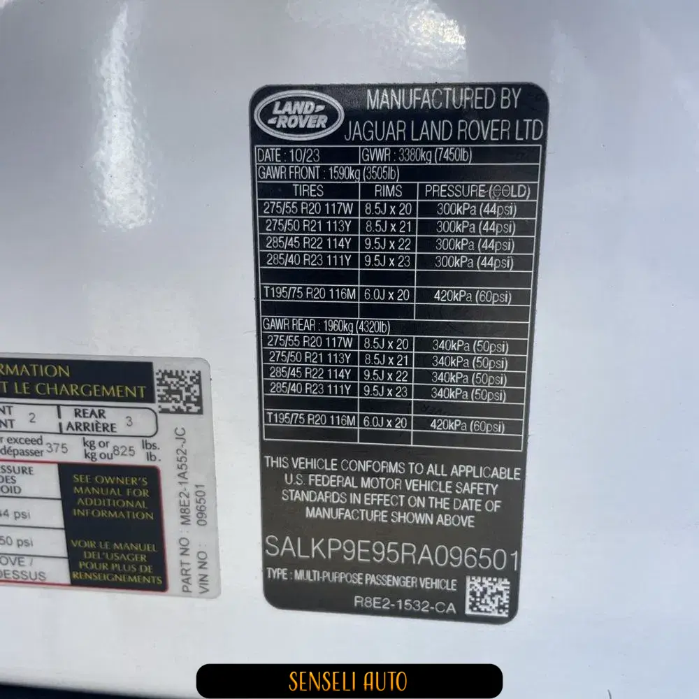 2024 Land Rover Range Rover P530 SE