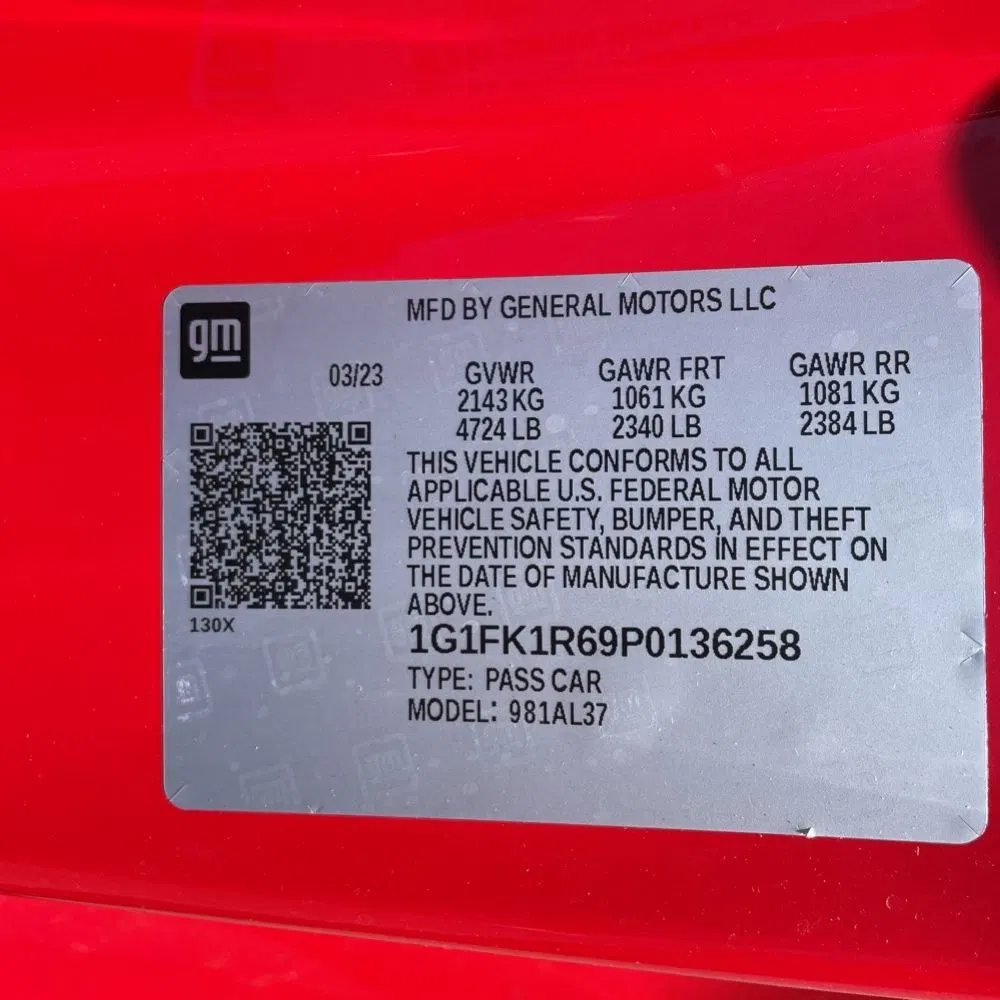 2023 Chevrolet Camaro ZL1