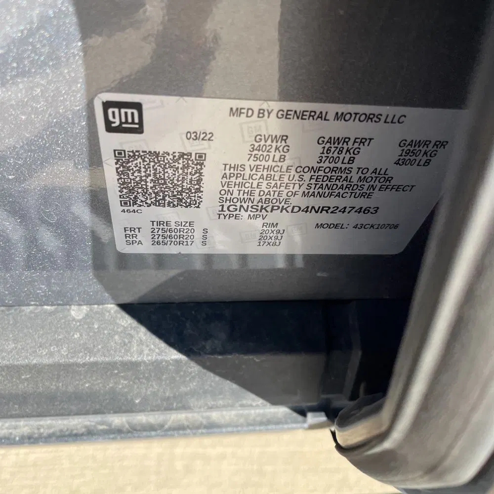 2022 Chevrolet Tahoe Z71