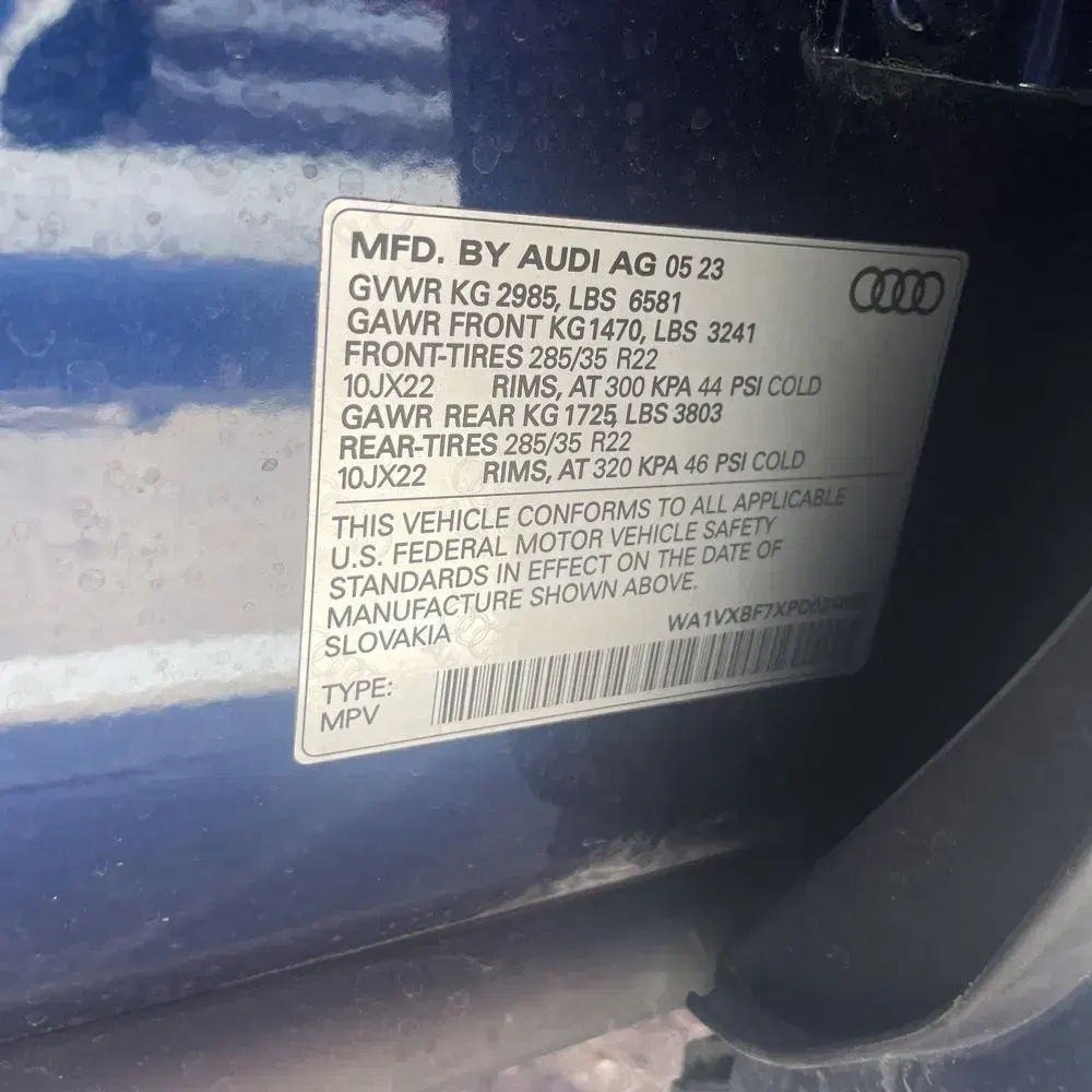 2023 Audi Q7 Prestige 55 TFSI