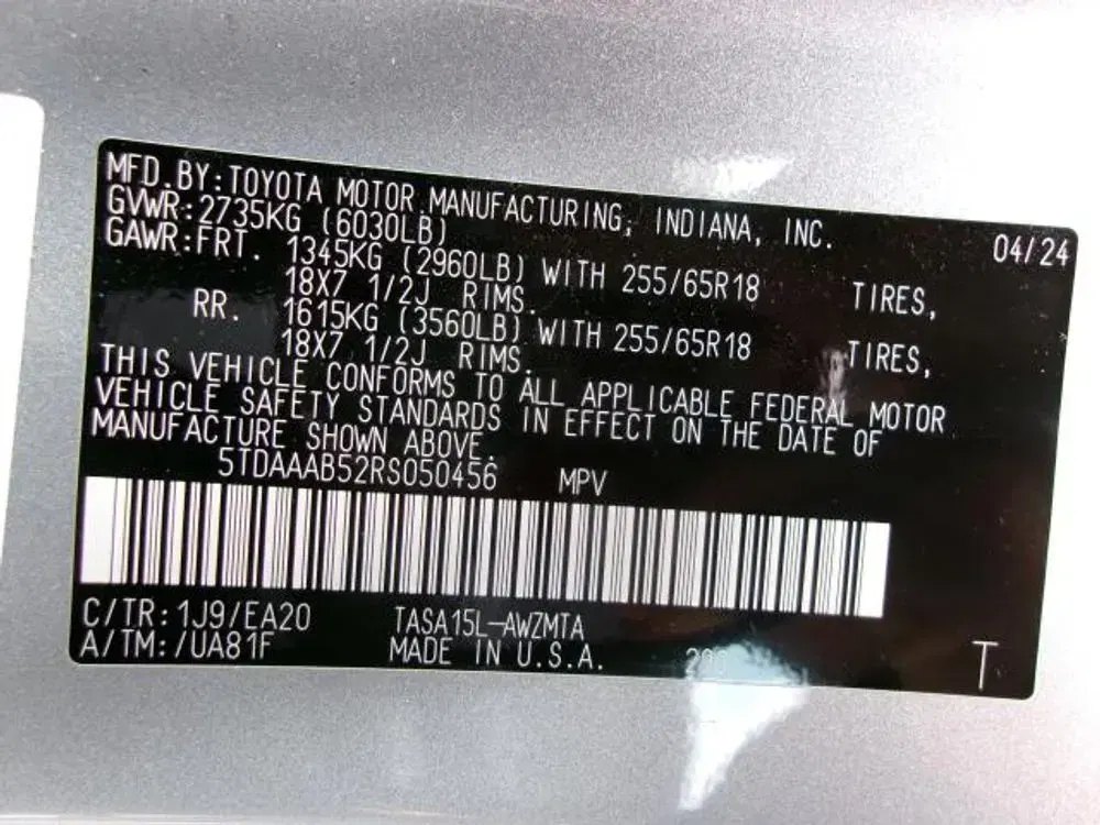 2024 Toyota Grand Highlander XLE