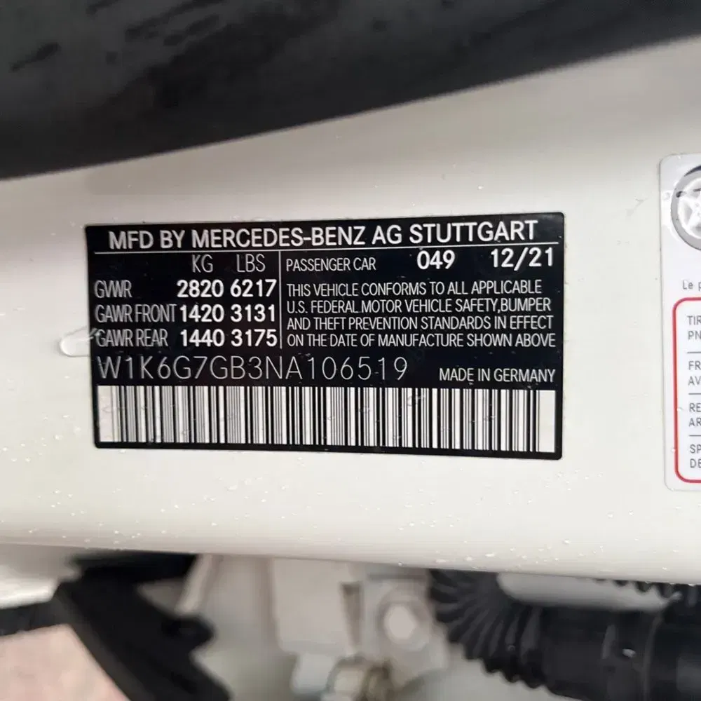 2022 Mercedes-Benz S-Class S 580 4MATIC