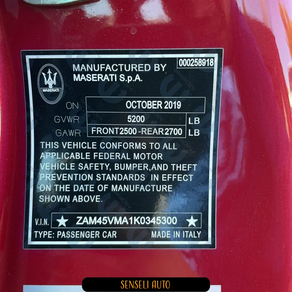 2019 Maserati GranTurismo Sport
