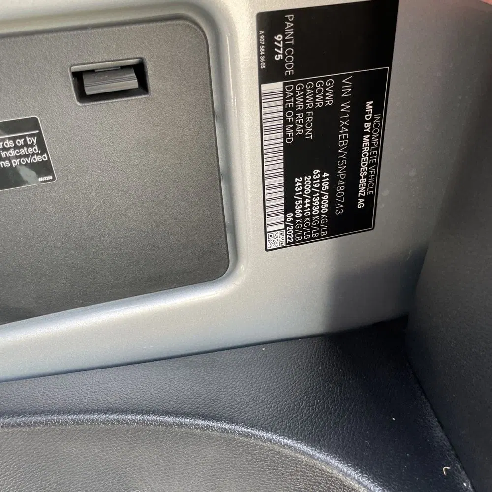 2022 Mercedes-Benz Sprinter 2500
