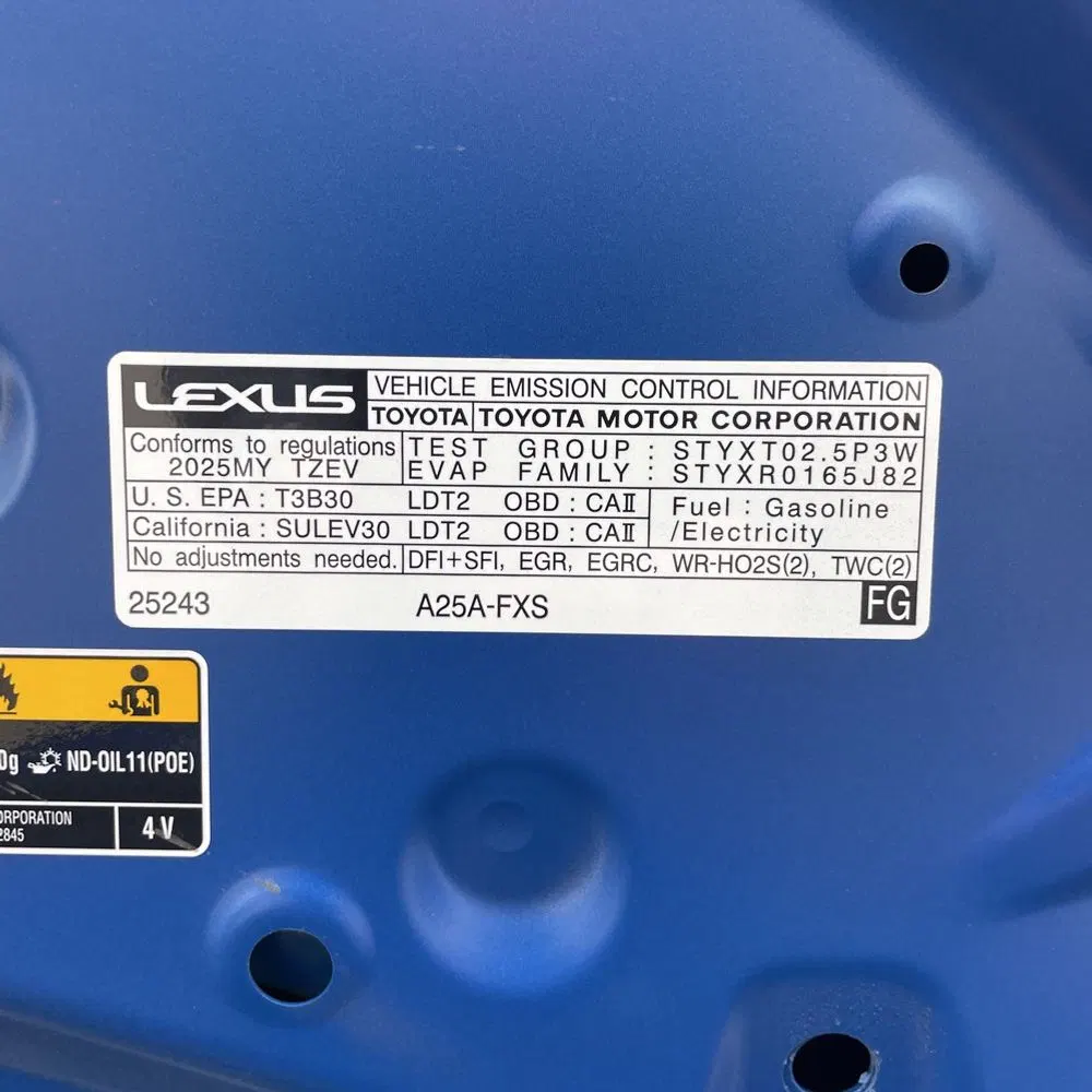 2025 Lexus NX 450h+ Base