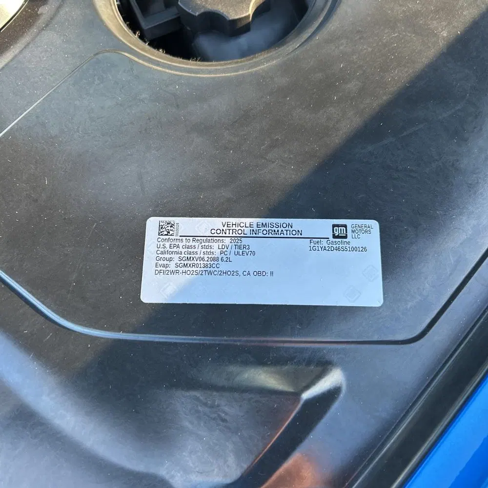 2025 Chevrolet Corvette Stingray