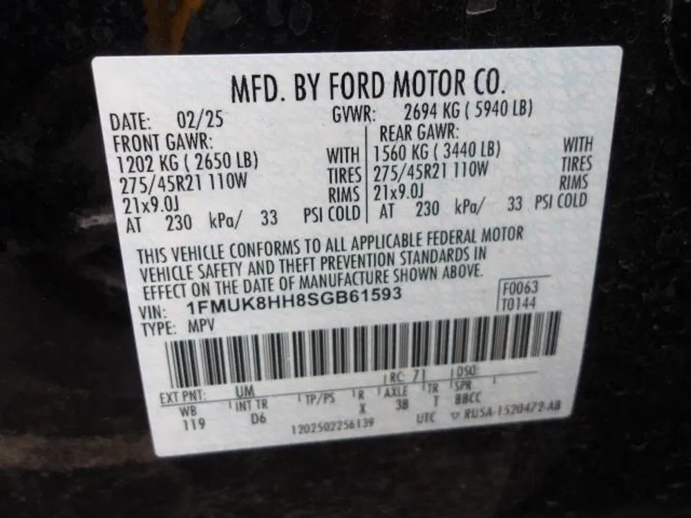 2025 Ford Explorer Platinum