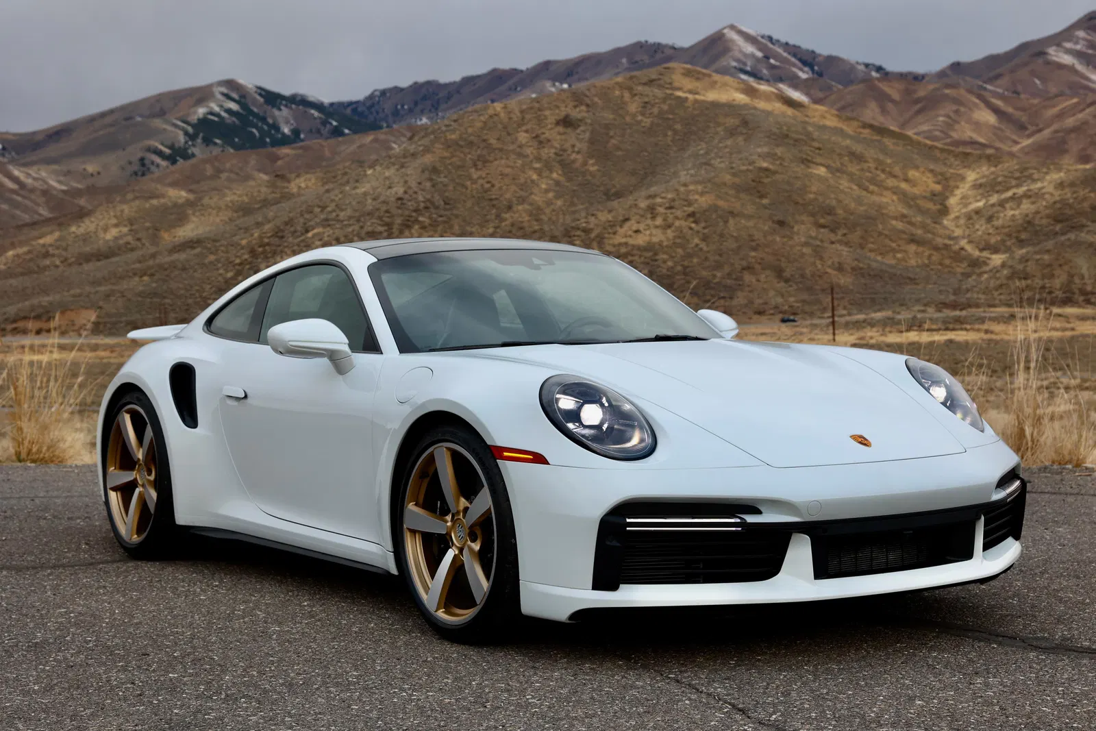 2022 Porsche 911 Turbo S Coupe - ~2,700 Miles, 640-hp Twin-Turbo Flat-6, Truffle Brown Interior, Unmodified