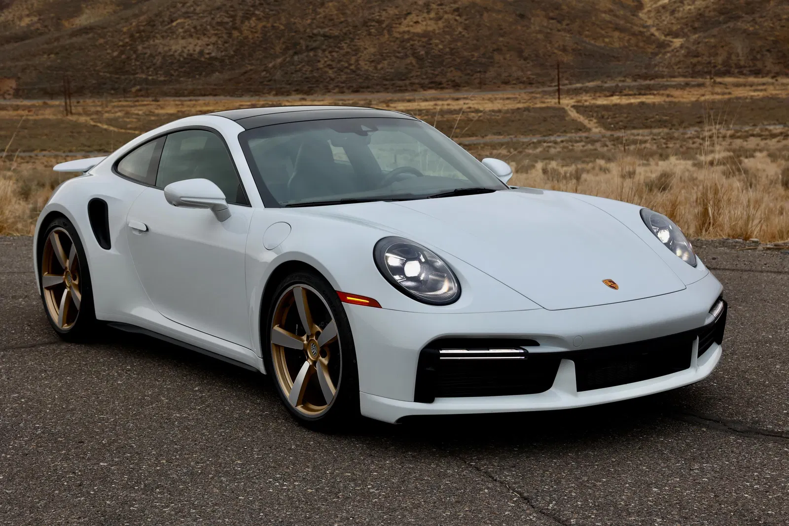 2022 Porsche 911 Turbo S Coupe - ~2,700 Miles, 640-hp Twin-Turbo Flat-6, Truffle Brown Interior, Unmodified