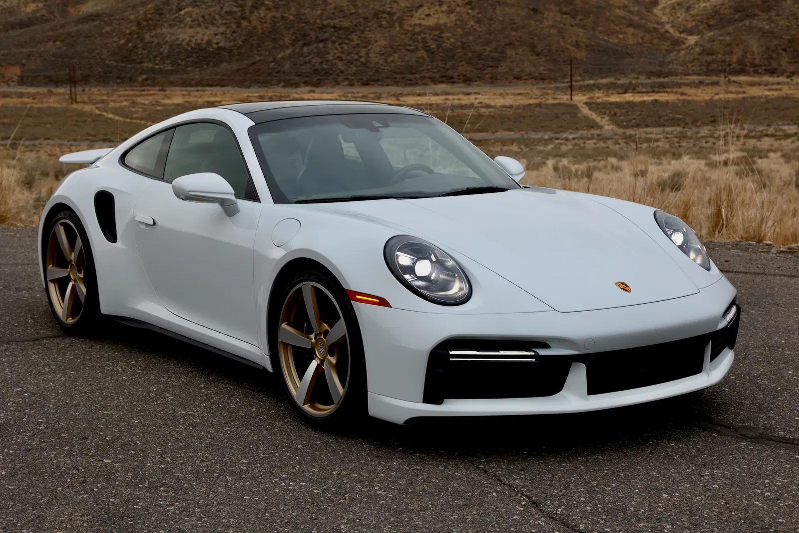2022 Porsche 911 Turbo S Coupe - ~2,700 Miles, 640-hp Twin-Turbo Flat-6, Truffle Brown Interior, Unmodified