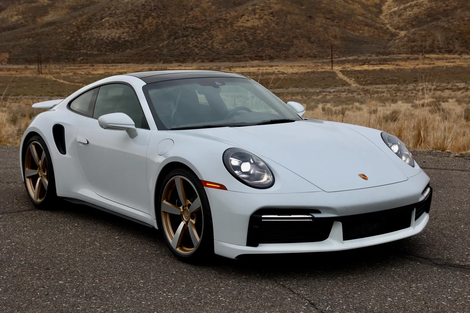 2022 Porsche 911 Turbo S Coupe - ~2,700 Miles, 640-hp Twin-Turbo Flat-6, Truffle Brown Interior, Unmodified