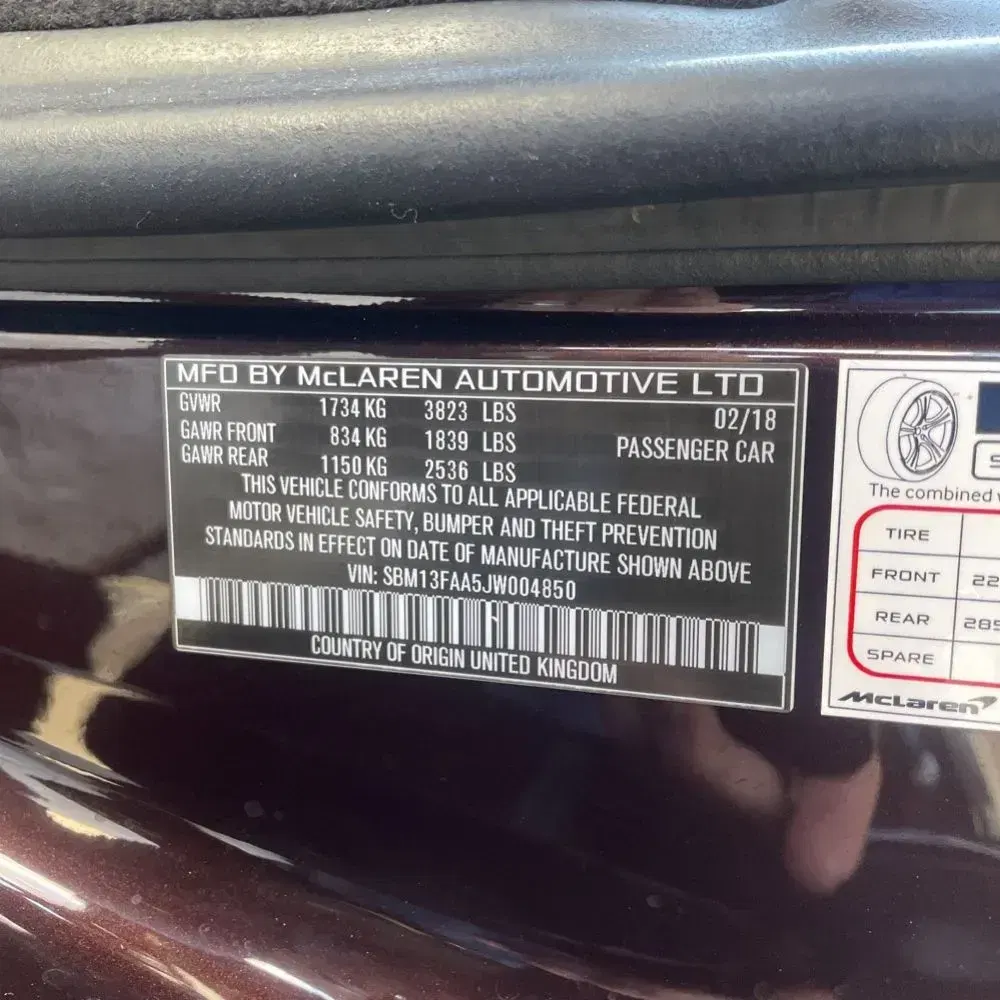 2018 Mclaren 570S Spider Base