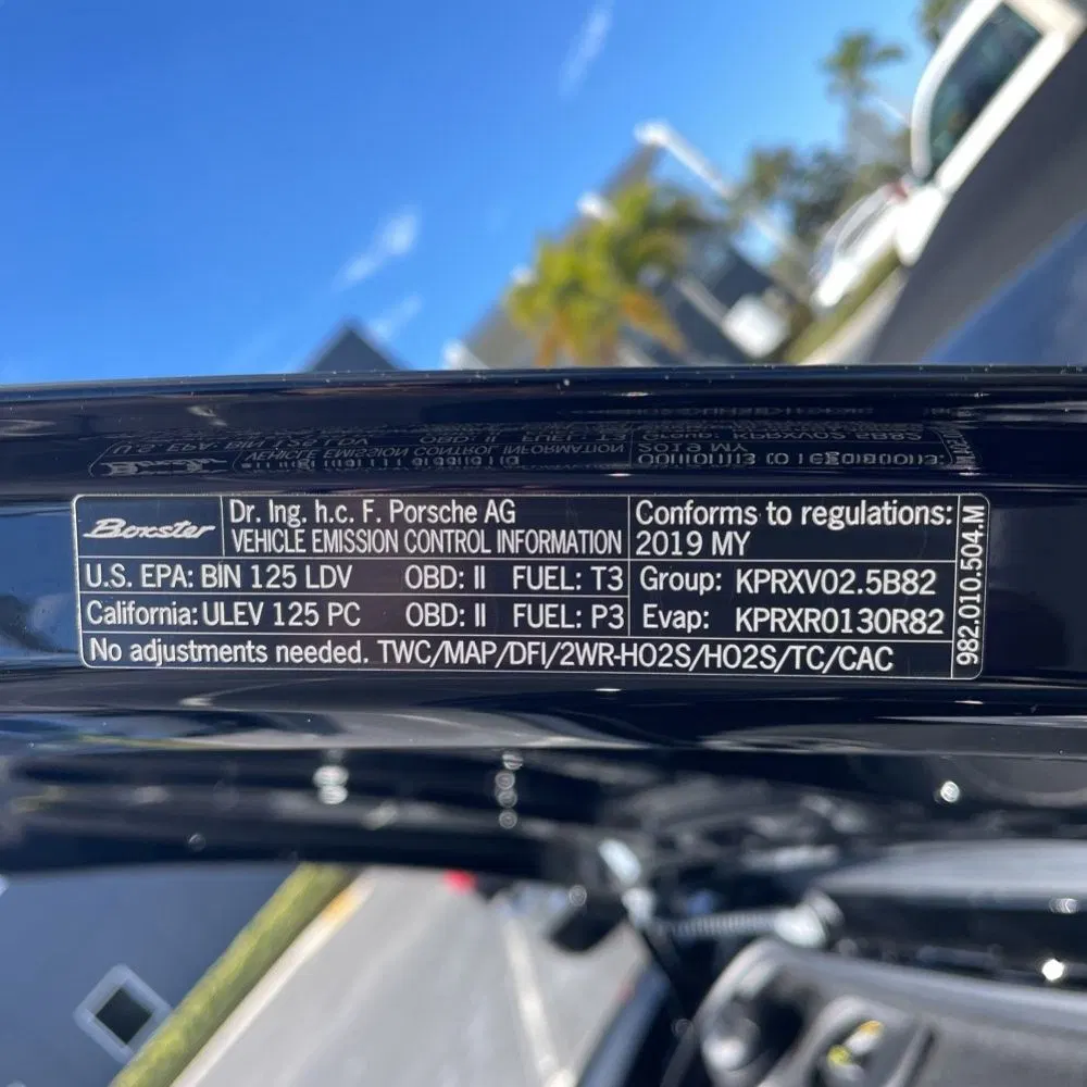2019 Porsche 718 Boxster Base