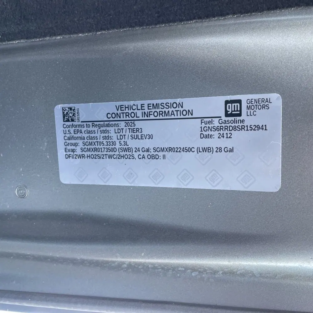 2025 Chevrolet Tahoe 1500 RST