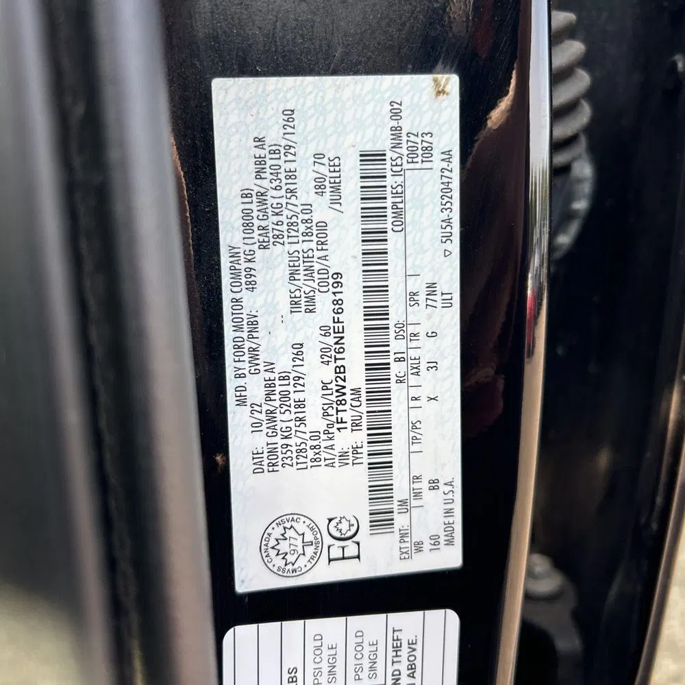 2022 Ford F250 S/D Platinum