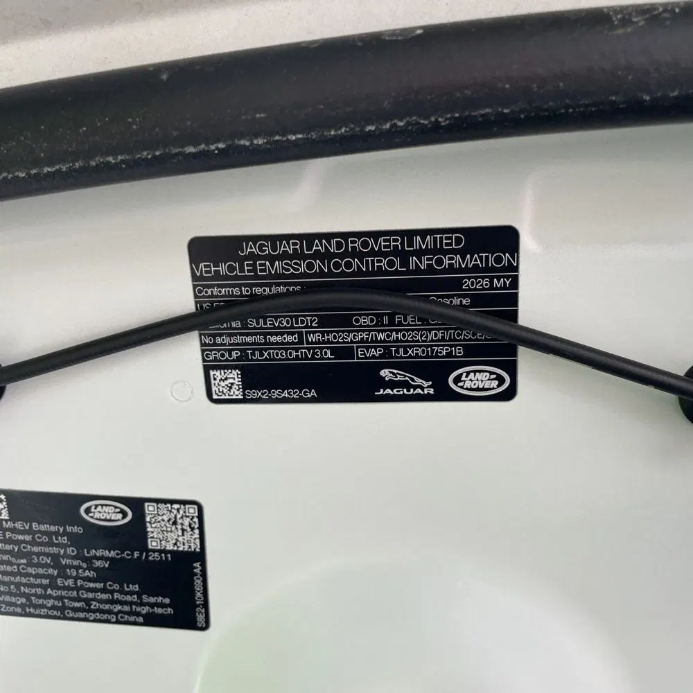 2026 Land Rover Range Rover Sport P400 Dynamic SE