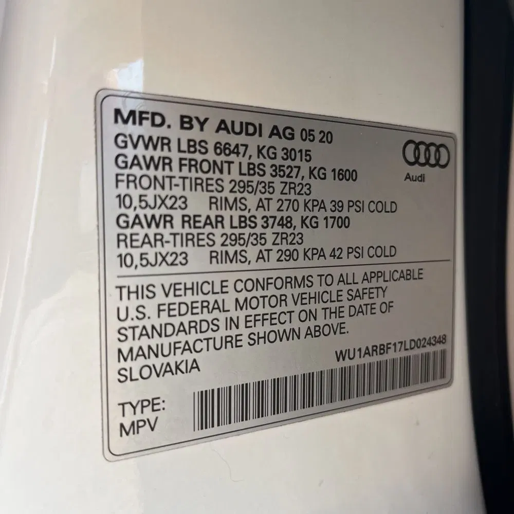 2020 Audi RS Q8