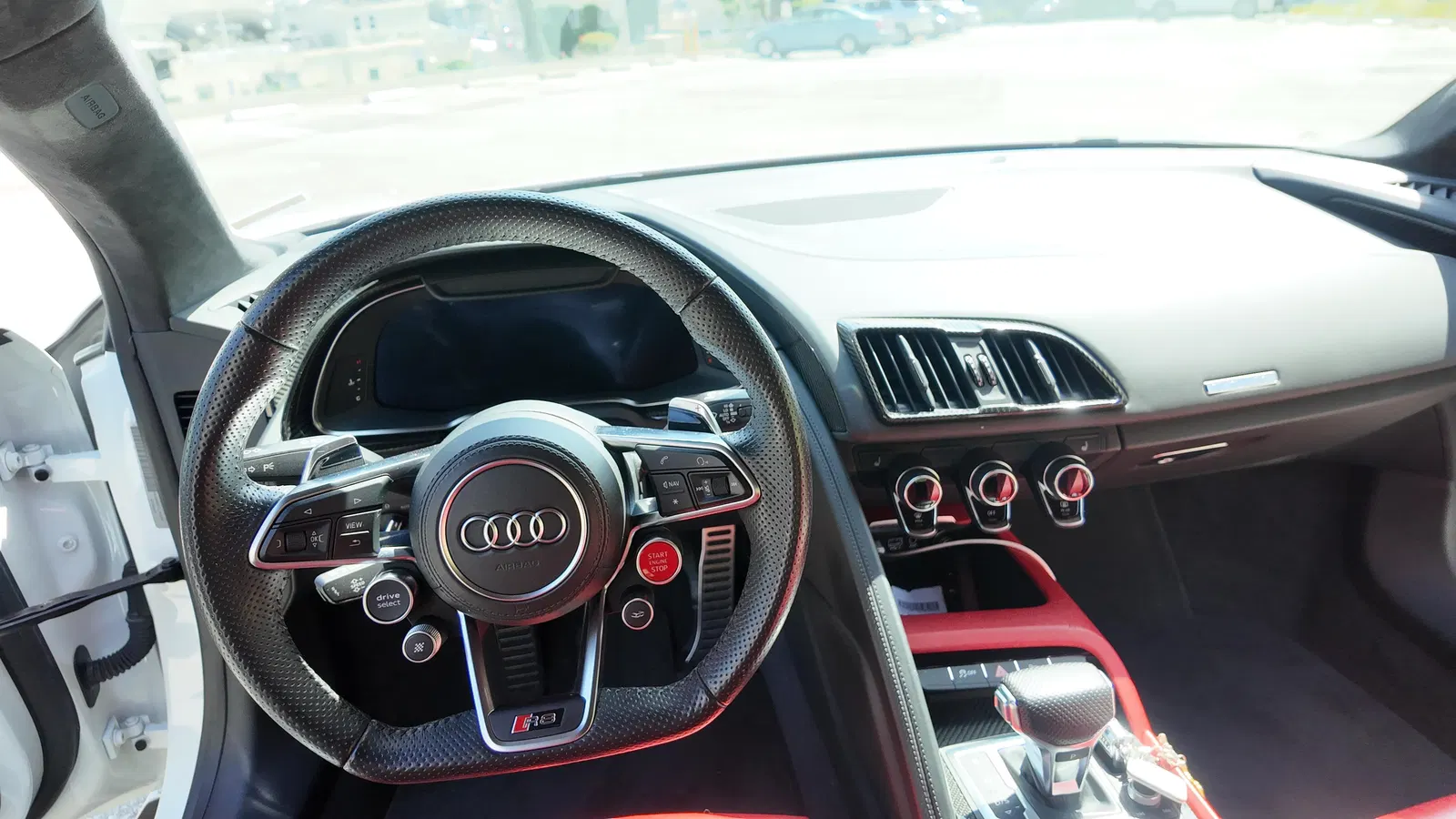2020 Audi R8 V10 Performance Coupe - 602-hp V10, AWD, Express Red Interior, Carbon Exterior and Interior packages
