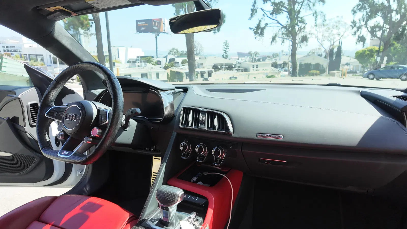 2020 Audi R8 V10 Performance Coupe - 602-hp V10, AWD, Express Red Interior, Carbon Exterior and Interior packages
