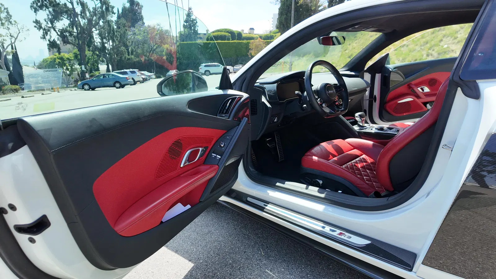 2020 Audi R8 V10 Performance Coupe - 602-hp V10, AWD, Express Red Interior, Carbon Exterior and Interior packages