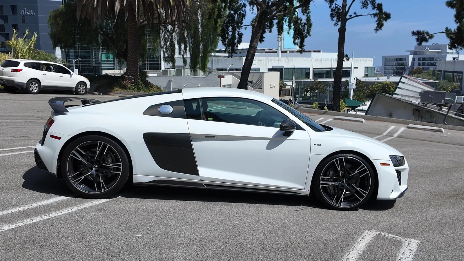 2020 Audi R8 V10 Performance Coupe - 602-hp V10, AWD, Express Red Interior, Carbon Exterior and Interior packages