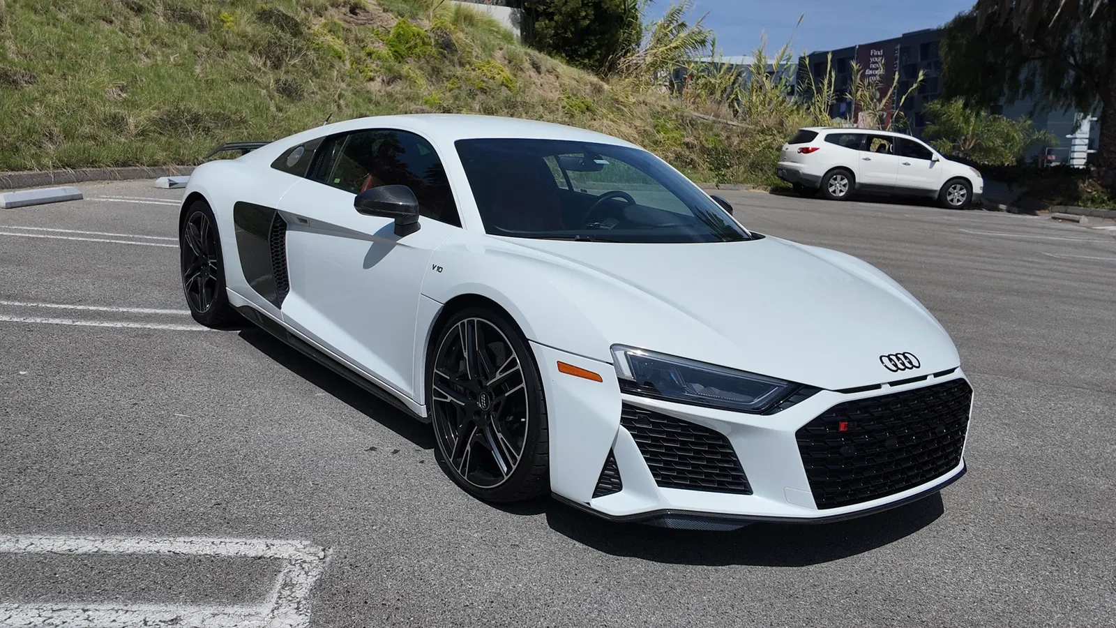 2020 Audi R8 V10 Performance Coupe - 602-hp V10, AWD, Express Red Interior, Carbon Exterior and Interior packages