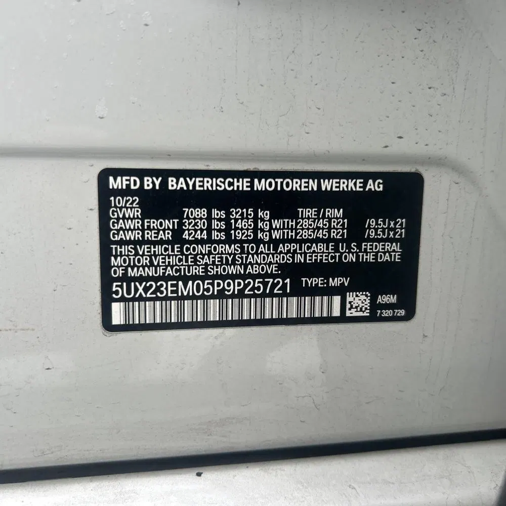 2023 BMW X7 XDrive40i