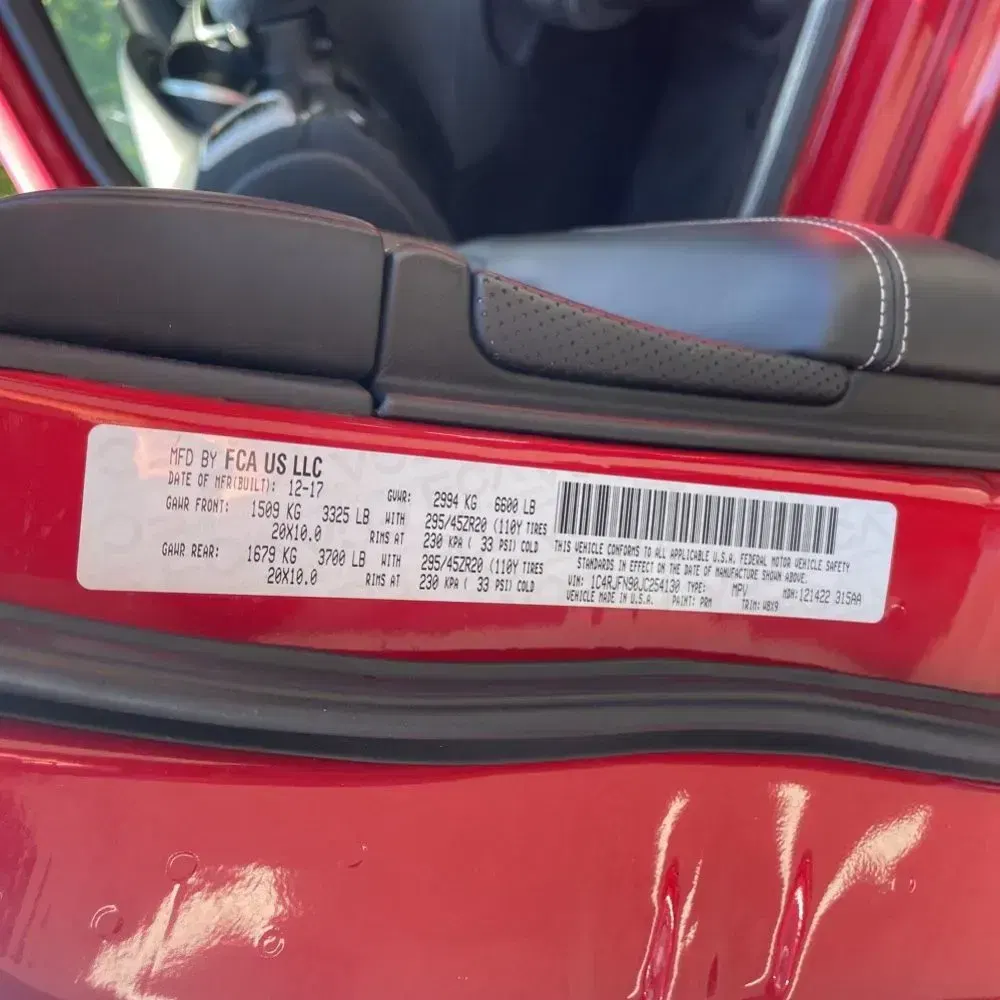 2018 Jeep Grand Cherokee Trackhawk