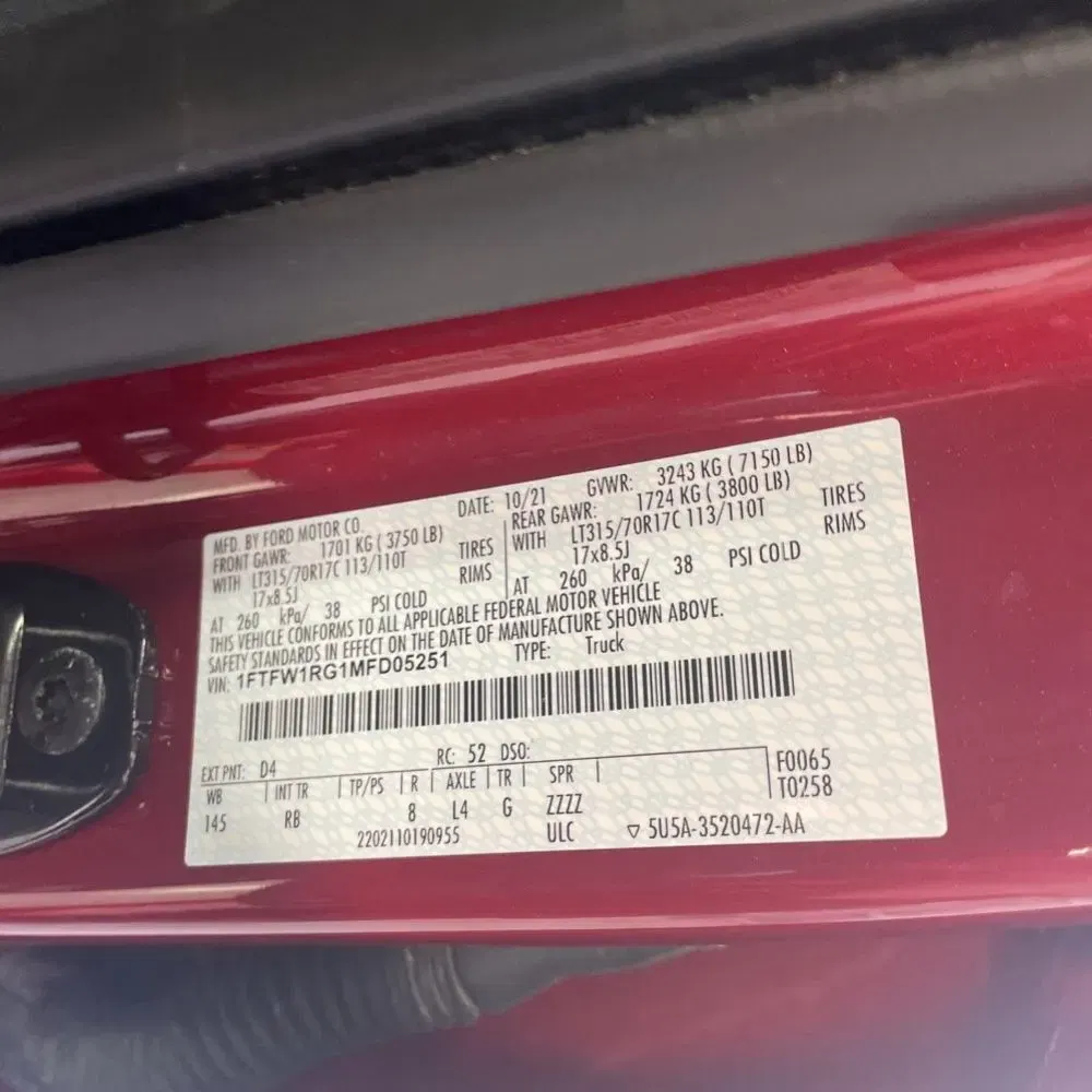 2021 Ford F-150 Raptor