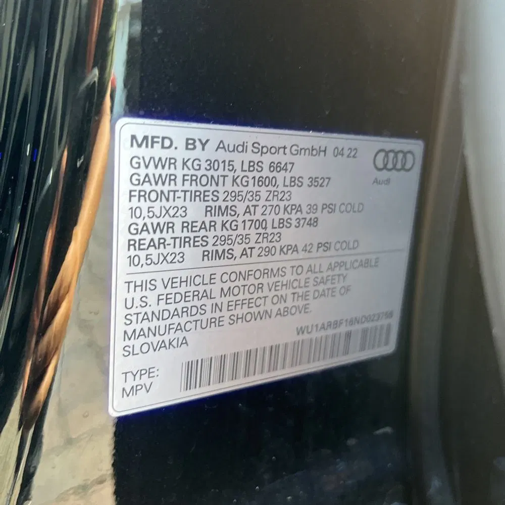 2022 Audi RS Q8