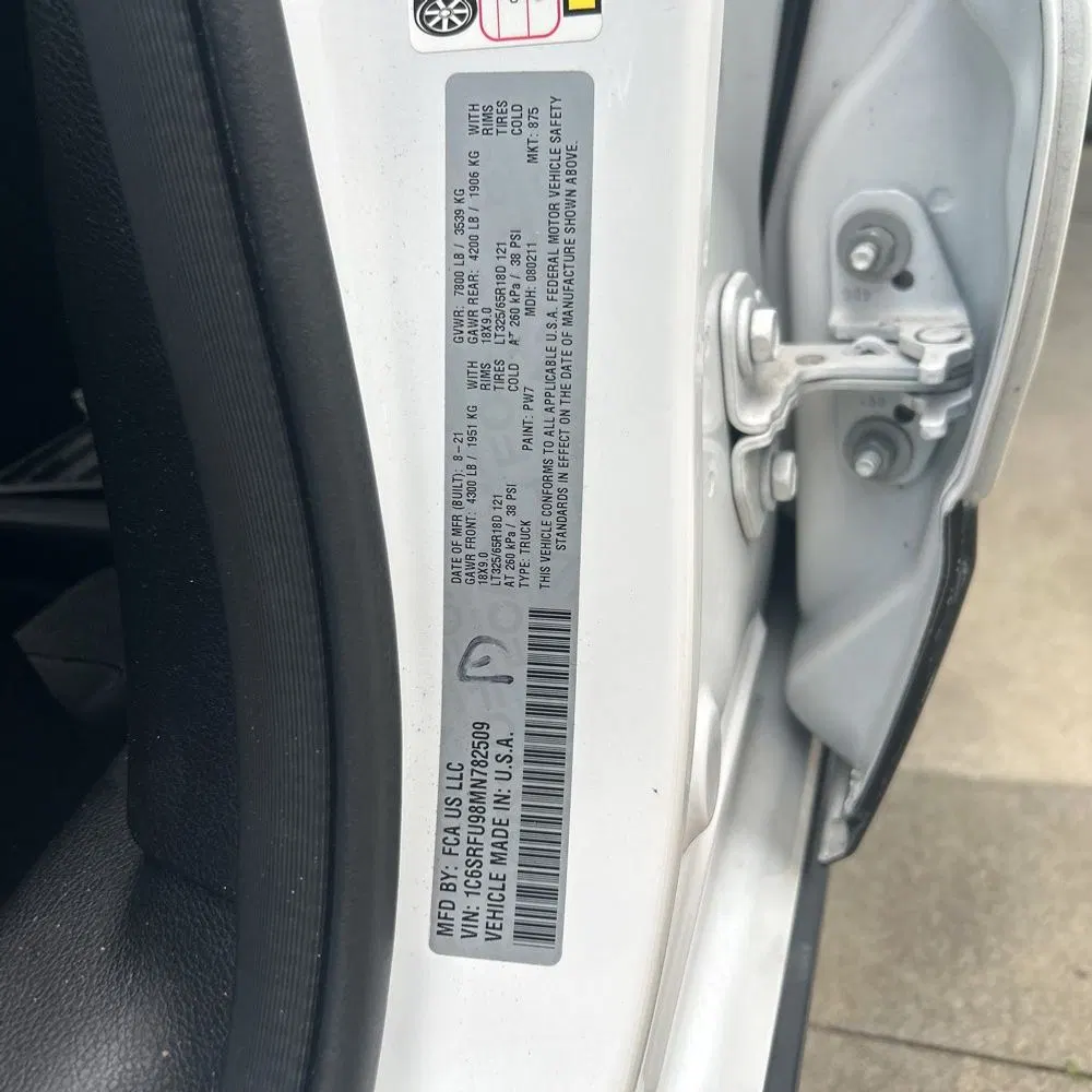 2021 Ram 1500 TRX