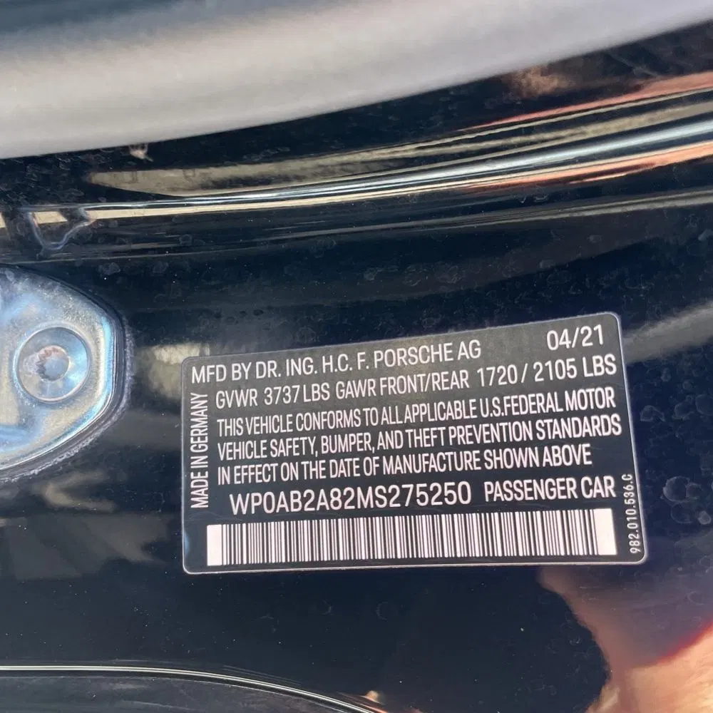 2021 Porsche 718 Cayman S