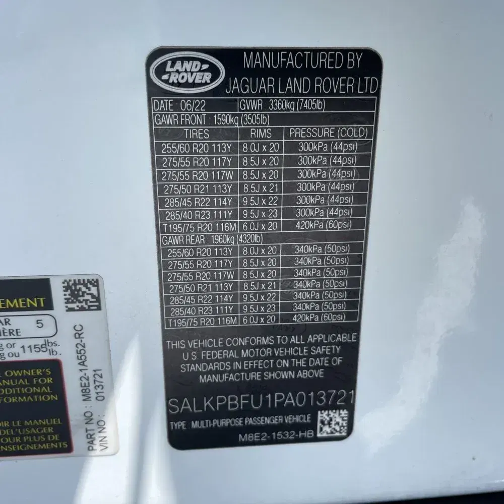2023 Land Rover Range Rover SE