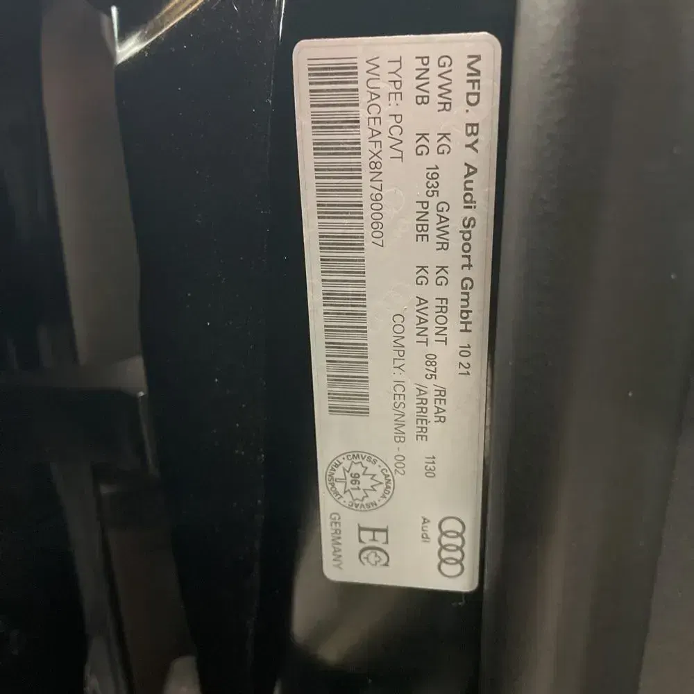 2022 Audi R8 V10