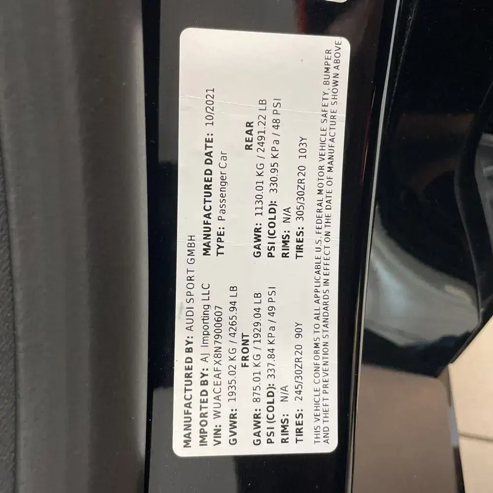 2022 Audi R8 V10