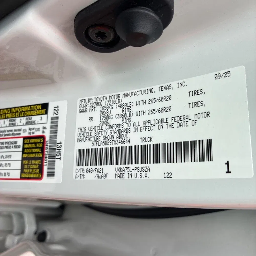 2026 Toyota Tundra SR5