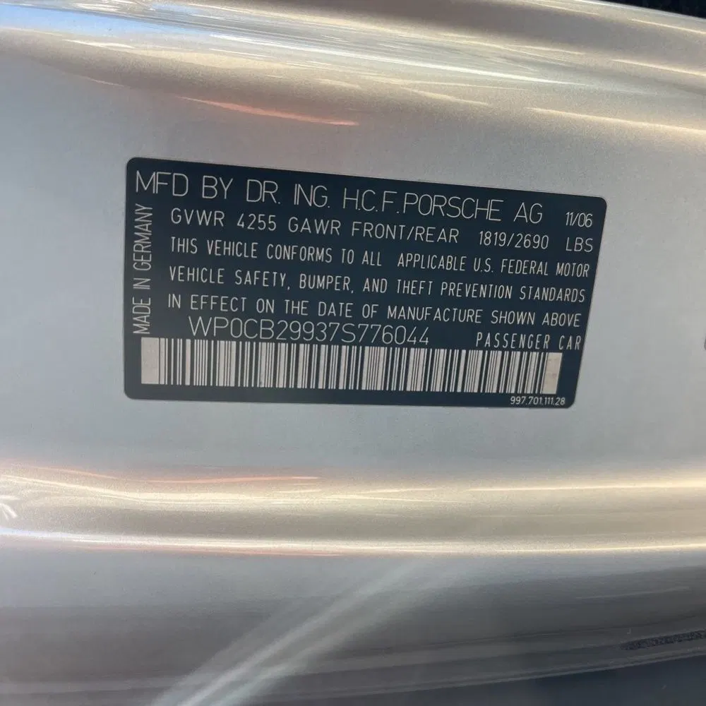 2007 Porsche 911 Carrera 4S
