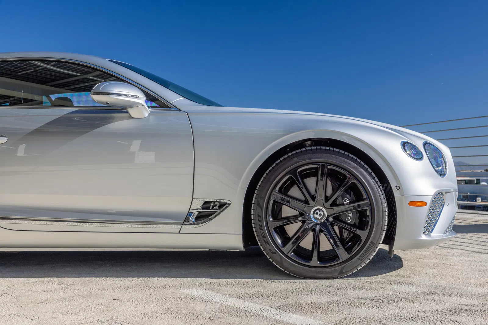 2021 Bentley Continental GT W12 - ~3,200 Miles, 626-hp Twin-Turbo W12, Moonbeam Silver Metallic