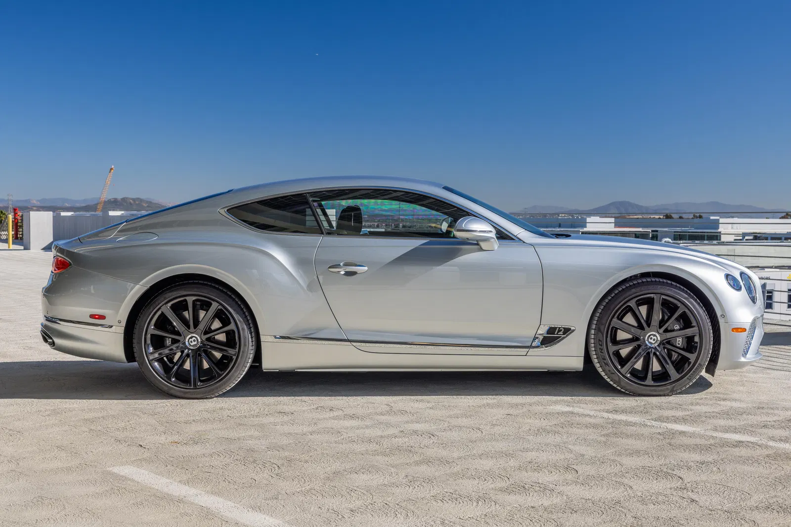 2021 Bentley Continental GT W12 - ~3,200 Miles, 626-hp Twin-Turbo W12, Moonbeam Silver Metallic
