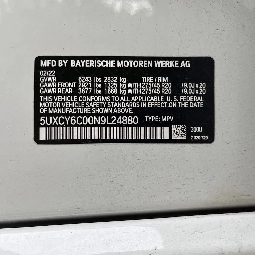 2022 BMW X6 XDrive40i