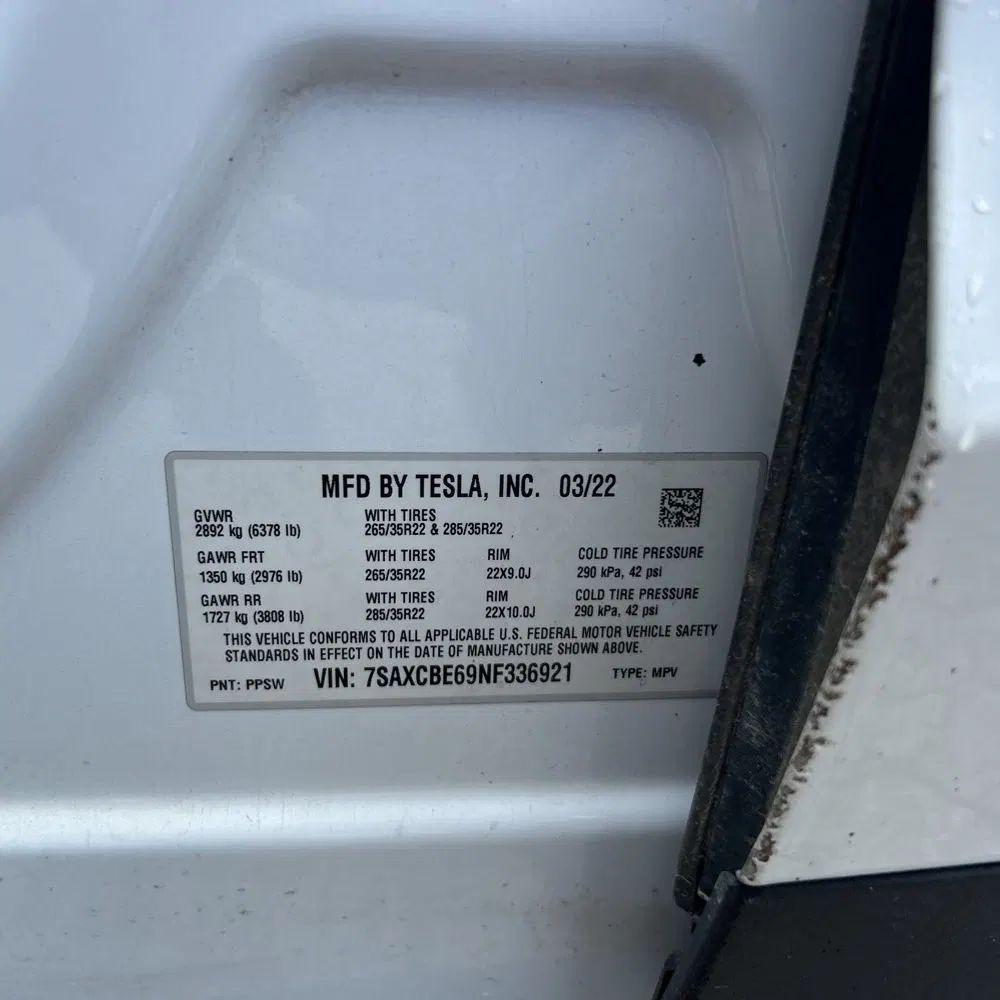 2022 Tesla Model X Plaid 4D SUV AWD
