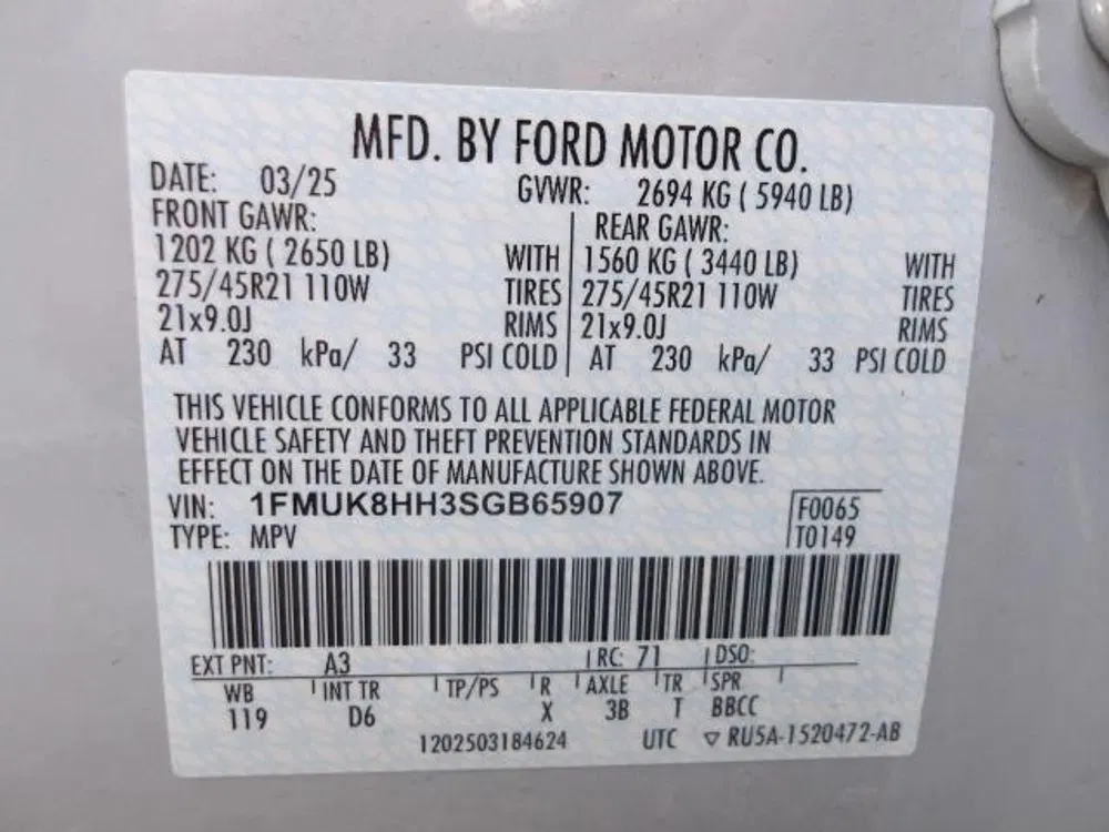 2025 Ford Explorer Platinum
