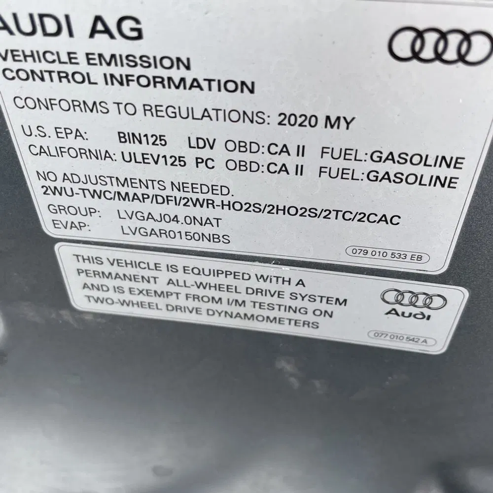 2020 Audi S8